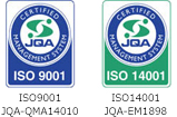 ISO9001 JQA-QMA14010 ISO14001 JQA-EM1898